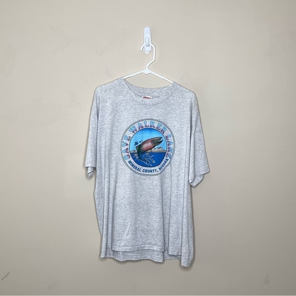 Vintage Save Walker Lake Mineral County Nevada T Shirt - Picture 1 of 8